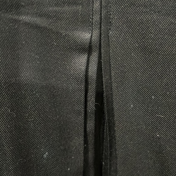EUC Kenneth Cole Black Silk Pleated Flowy Skirt Lined Side Zipper Wednesday - Picture 3 of 5